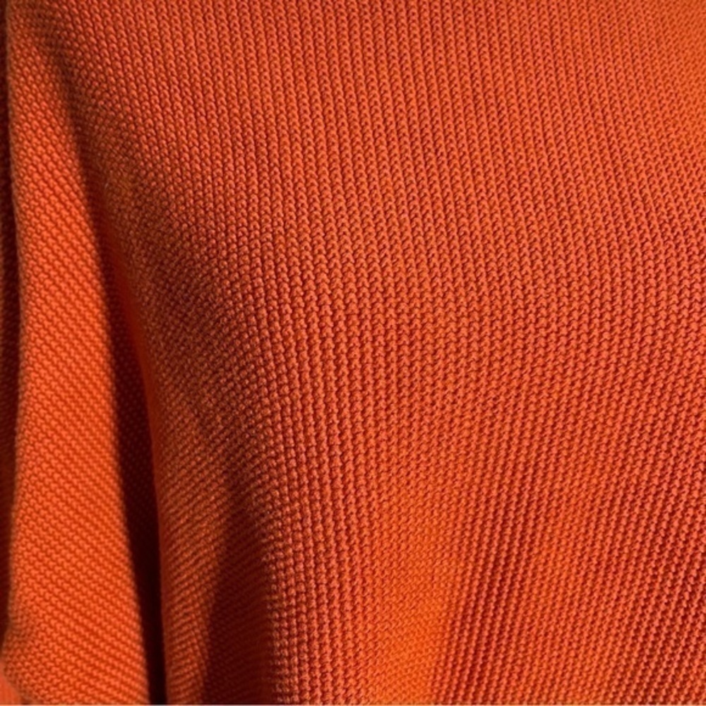 French Connection • Babysoft Slash Neck Boatneck Pullover Sweater Orange L - Picture 9 of 9